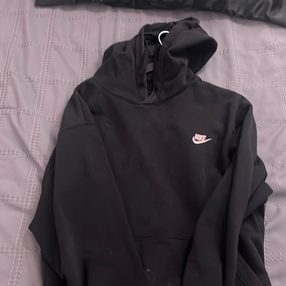 black Nike hoodie
